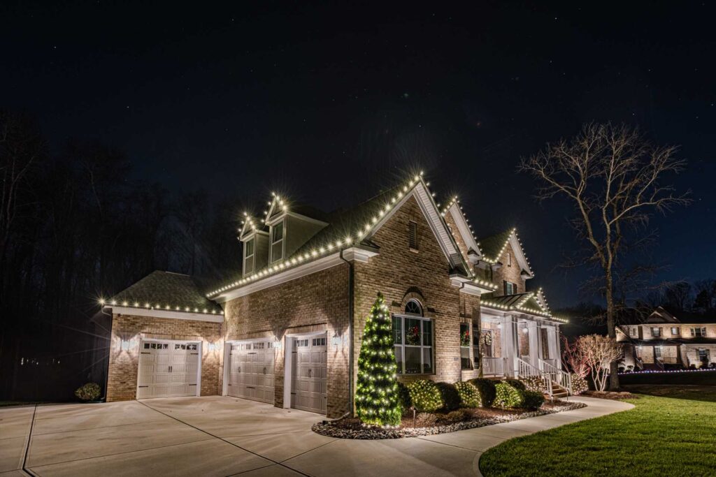 Residential Christmas Lights Installation in Suwanee